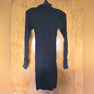 Elegant Black Knit Dress